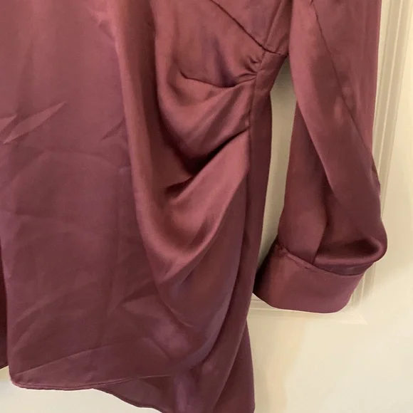 Purple wrap dress - Picture 3 of 7